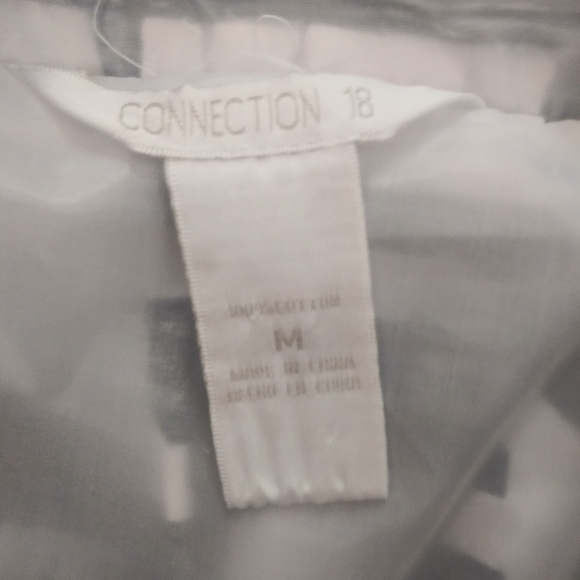 Connection 18 black/white pattern cotton skirt - Picture 6 of 6